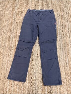 Dovetail Workwear Britt Utility Women's Straight-Leg Carpenter Jeans — Charcoal